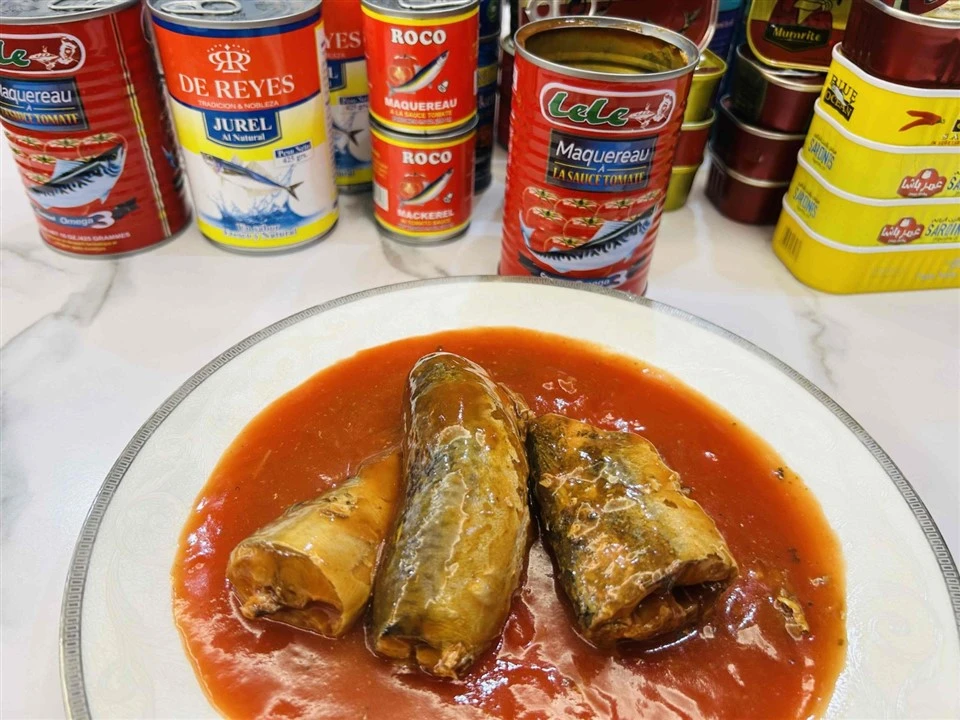 Canned Mackerel in Tomato Sauce