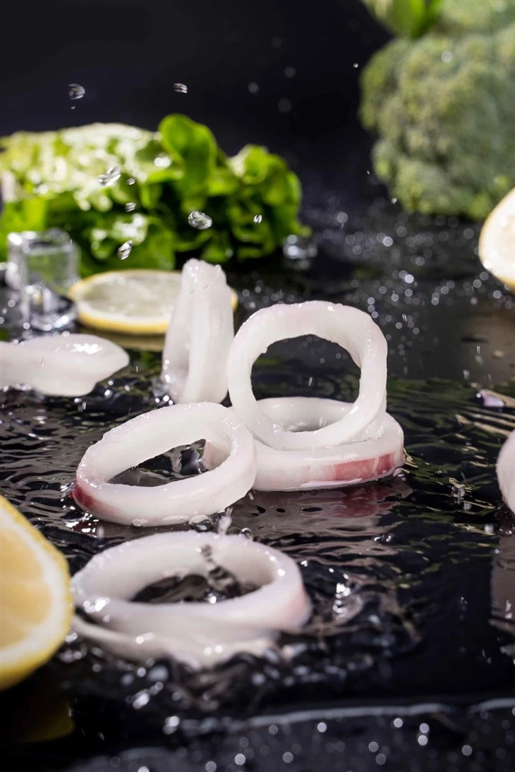 Frozen Squid Rings Skin-on